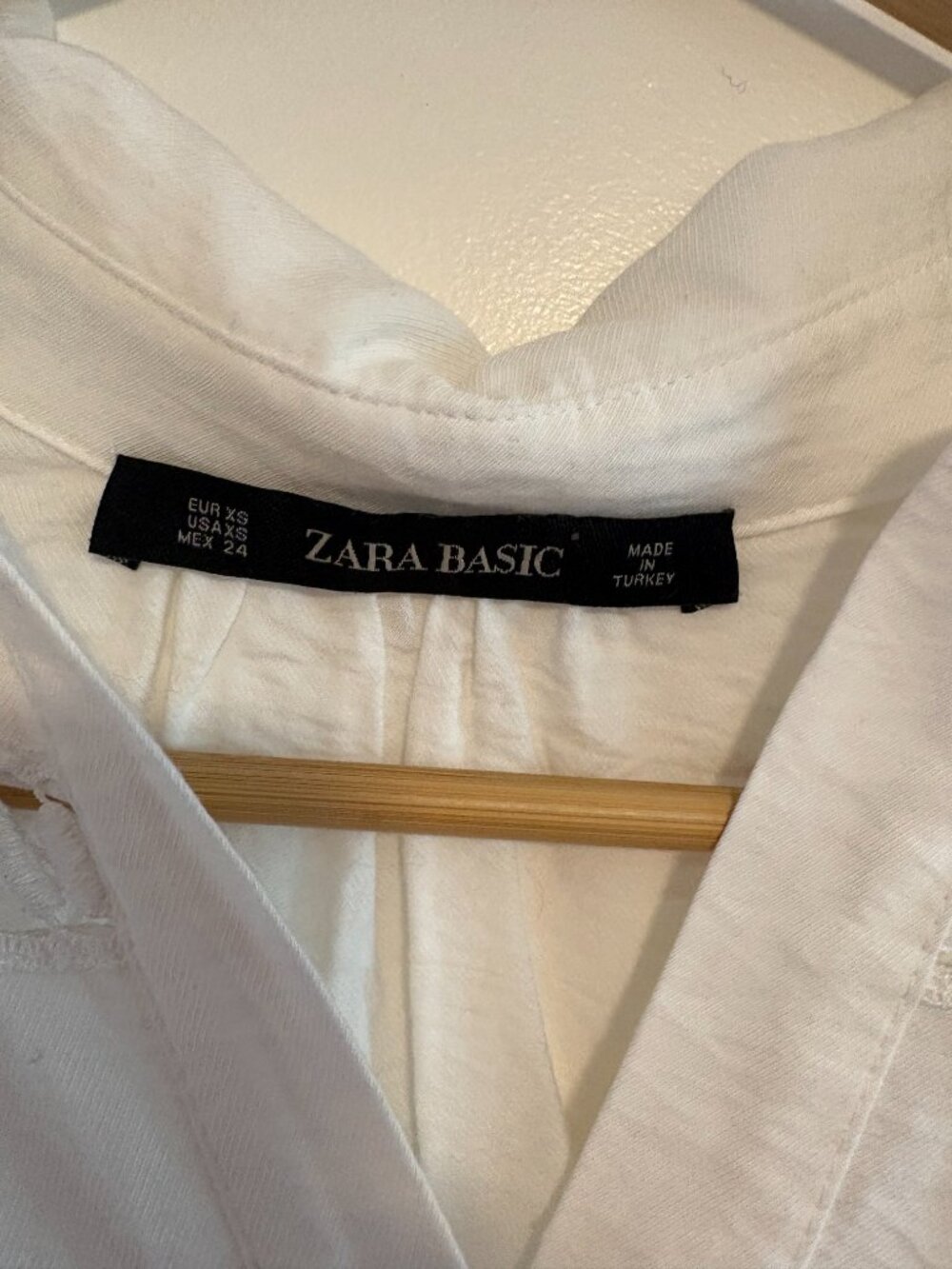 Zara casual midi shirt dress with loose patterned sleeves - Picture 3 of 5